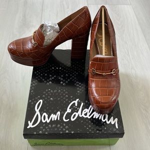 $NWT Sam Edelman Aretha Croc Loafers SZ 8M